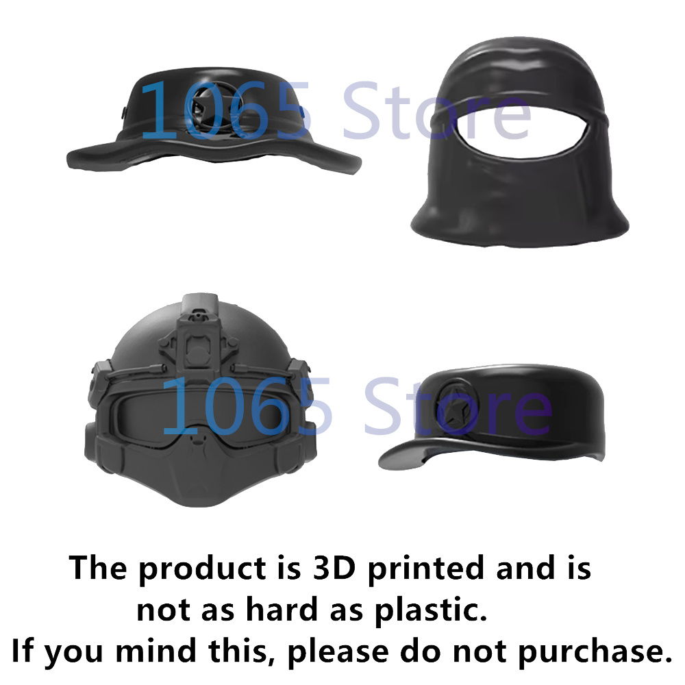 3PCS Military Figure Equipment - 3D Printing Lego Bricks recension och pris
