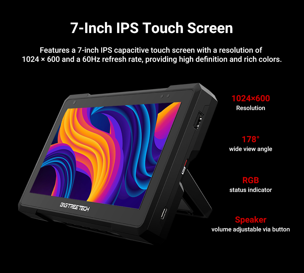BIGTREETECH Pad 7 IPS Touch Sc - 3D Printing Warehouse recension och pris
