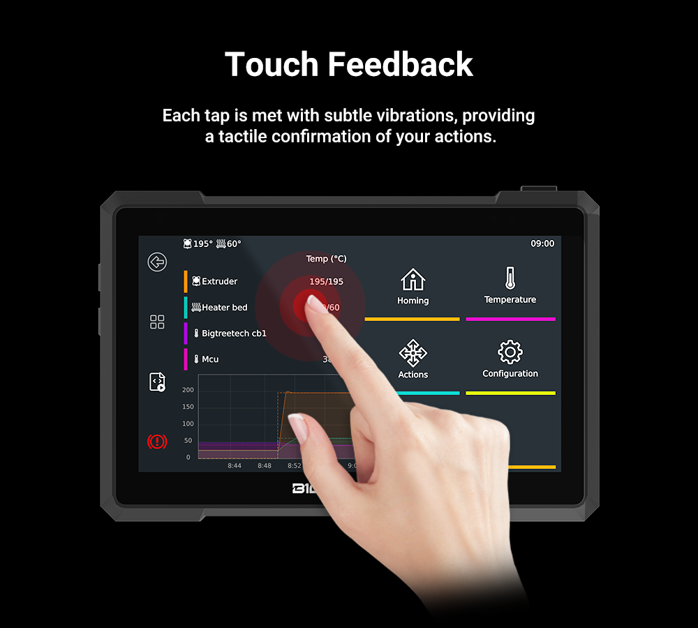 BIGTREETECH Pad 7 IPS Touch Sc - 3D Printing Warehouse recension och pris