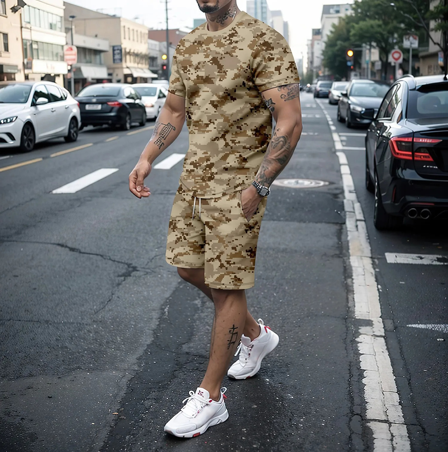 Camouflage Outdoor Tracksuits  - 3D Printing Custom recension och pris
