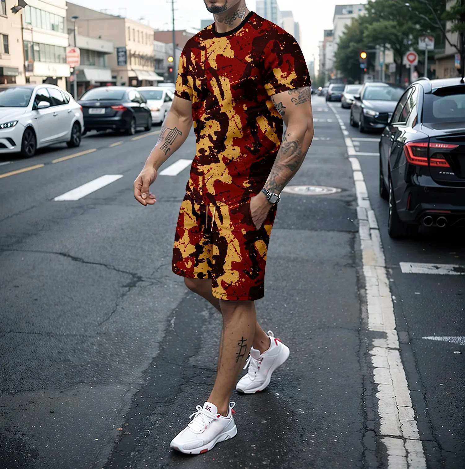Camouflage Outdoor Tracksuits  - 3D Printing Custom recension och pris