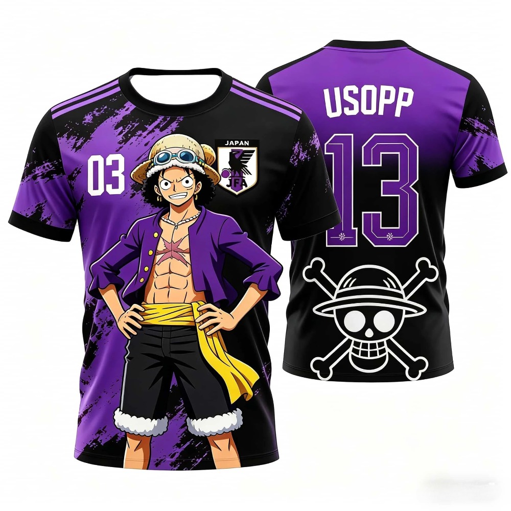 2026 New Summer Japan One Piec - 3D Printing Luffy recension och pris