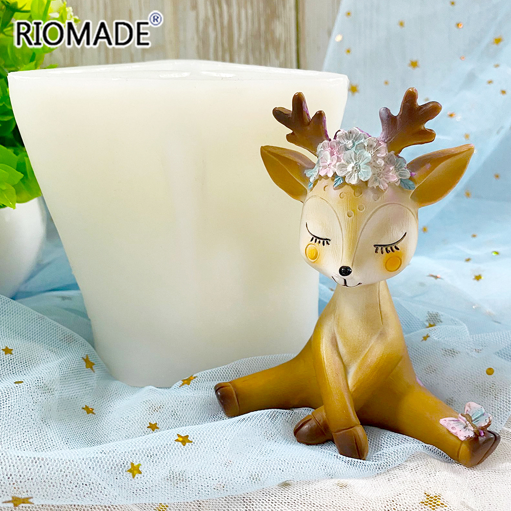 New 3D Sika Deer Silicone Mold - 3D Printing Concrete recension och pris