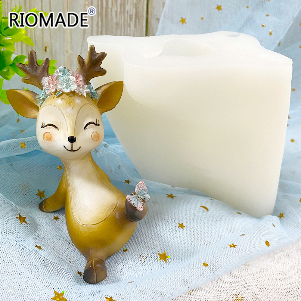 New 3D Sika Deer Silicone Mold - 3D Printing Concrete recension och pris
