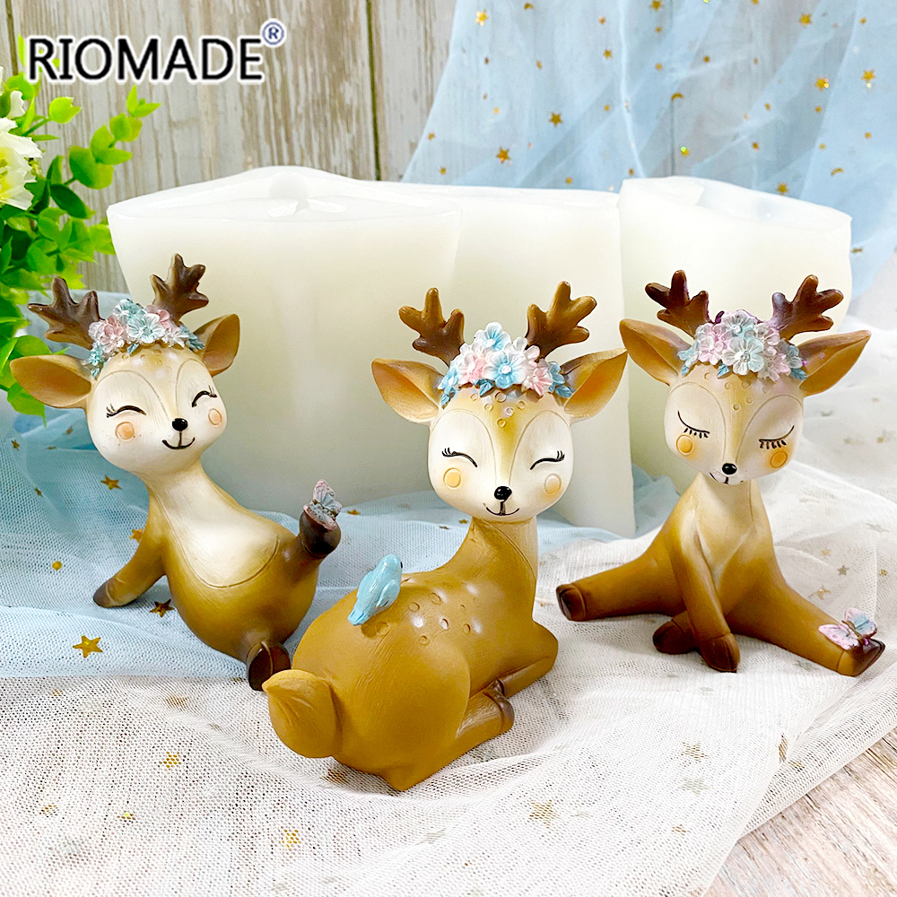 New 3D Sika Deer Silicone Mold - 3D Printing Concrete recension och pris