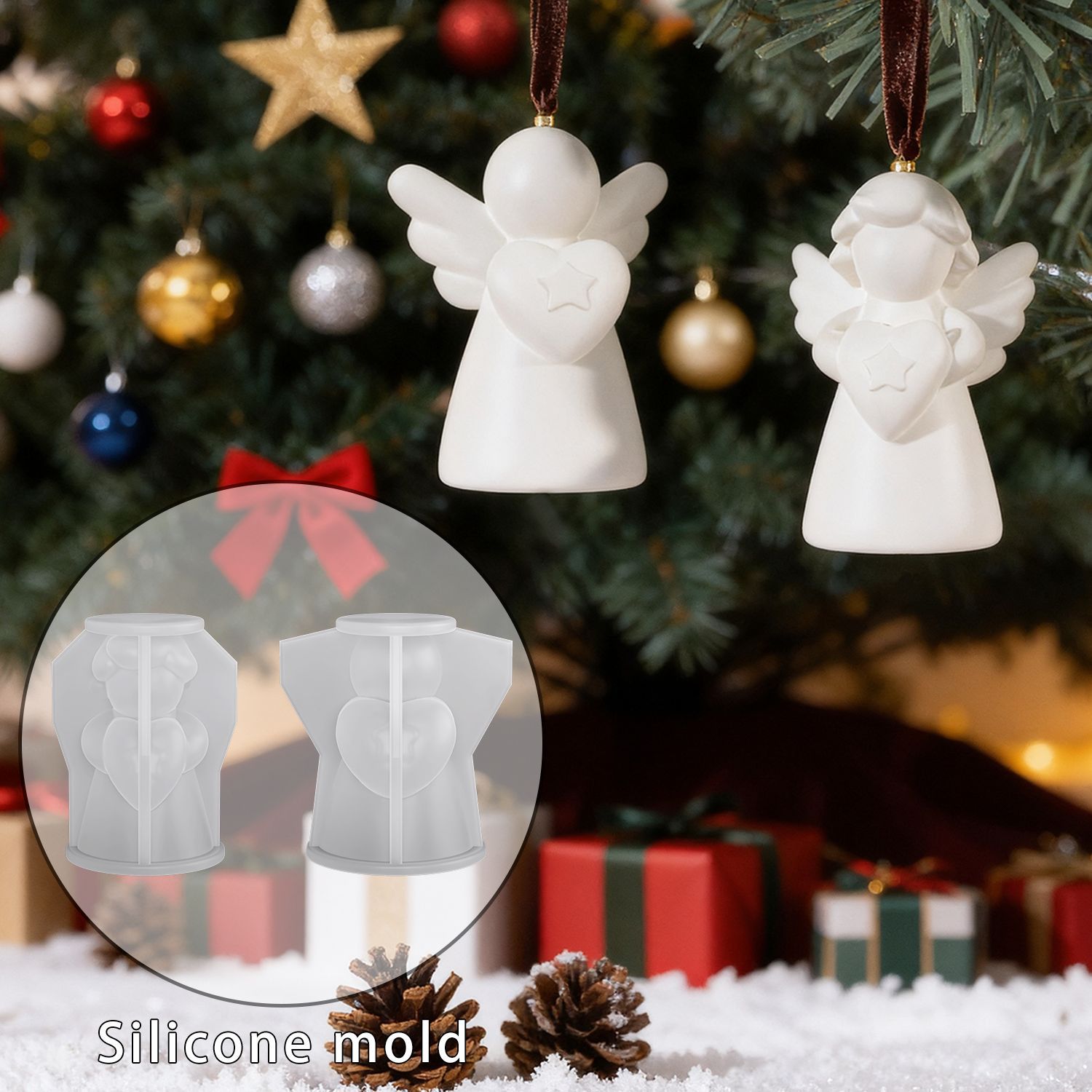 3D Wings Cute Angel Statue Dec - 3D Printing Concrete recension och pris