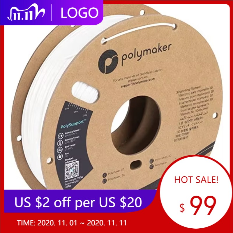 STLFPolymaker PolySupport 3D P - 3D Printing Plastic recension och pris