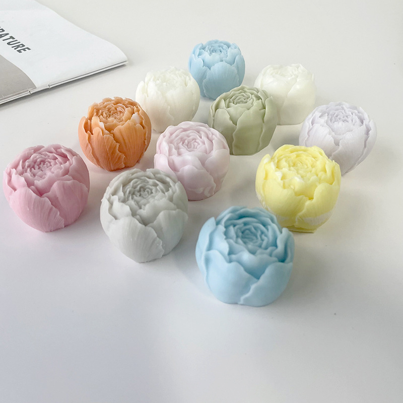 3D Roses Candle Silicone Mold  - 3D Printing Concrete recension och pris