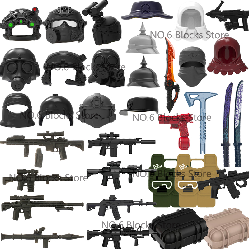 Military Figure Accessory Buil - 3D Printing Lego Bricks recension och pris