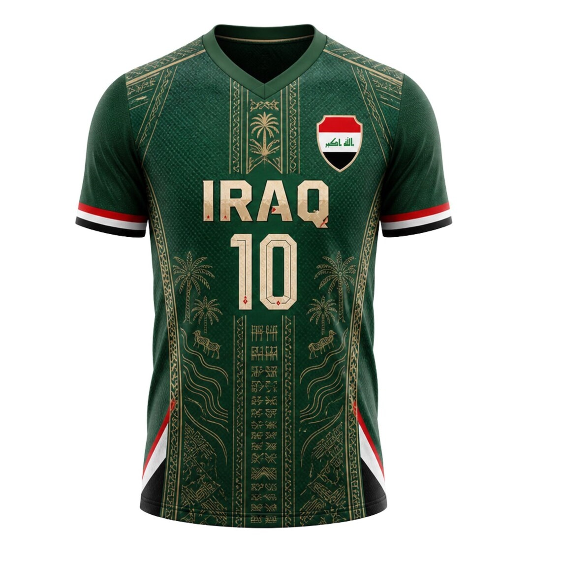 Iraq Soccer Jersey, Custom Nam - 3D Printing Custom recension och pris