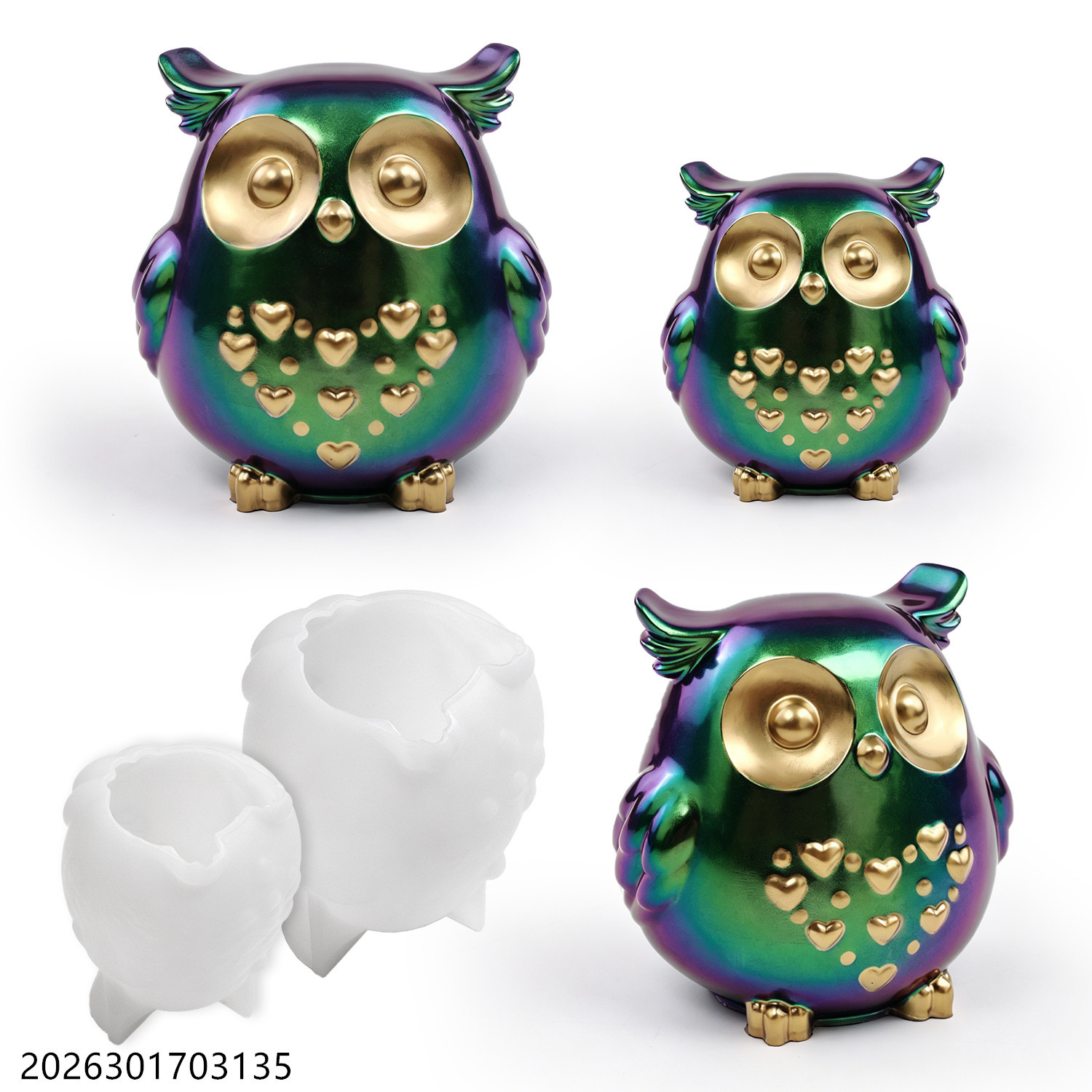 Owl Silicone Mold 3D Bird Shap - 3D Printing Concrete recension och pris