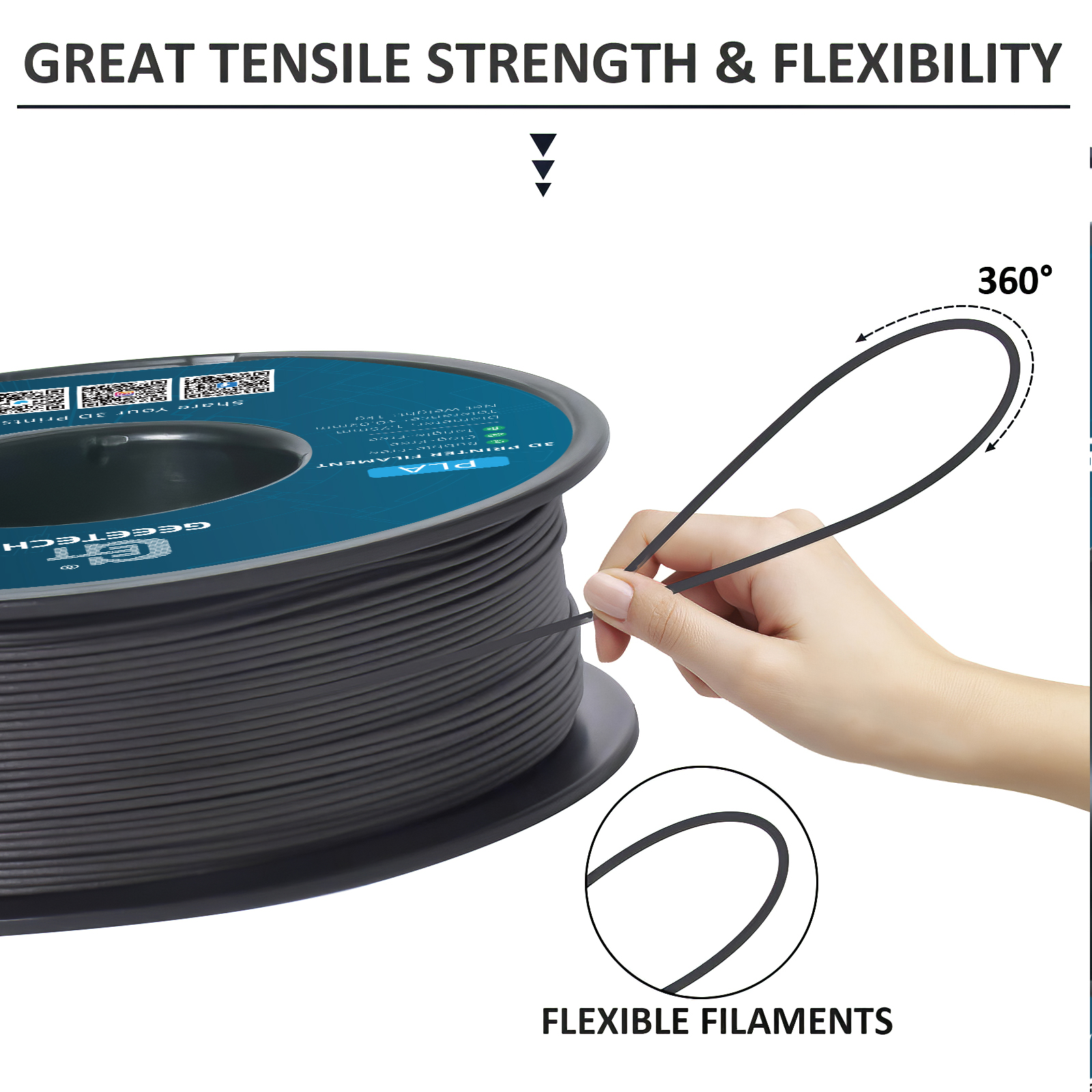 Geeetech Wood PLA 1kg 1.75mm F - 3D Printing Warehouse recension och pris
