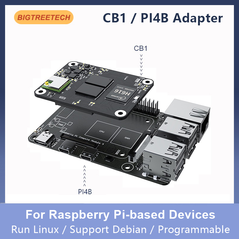 BIGTREETECH BTT CB1 PI4B Adapt - 3D Printing Warehouse recension och pris