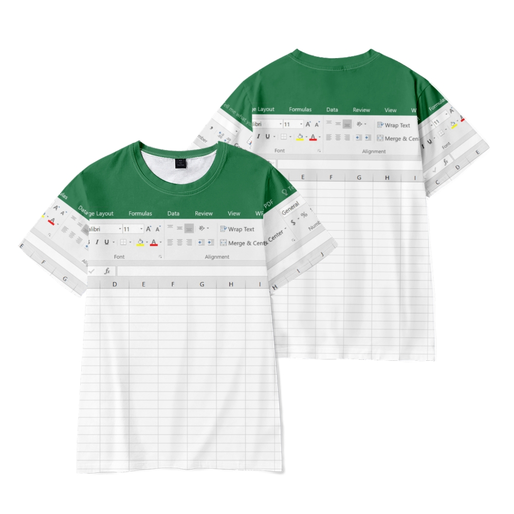 Excel 3D Fashion Men's T-shirt - 3D Printing Design Software recension och pris