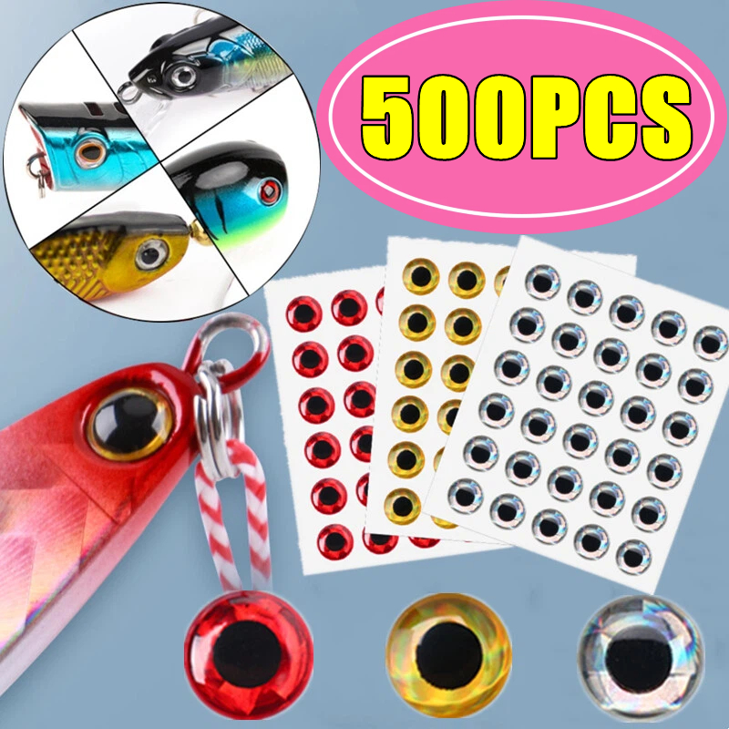 100-500PCS Fishing Lure Eyes H - 3D Printing Lure recension och pris