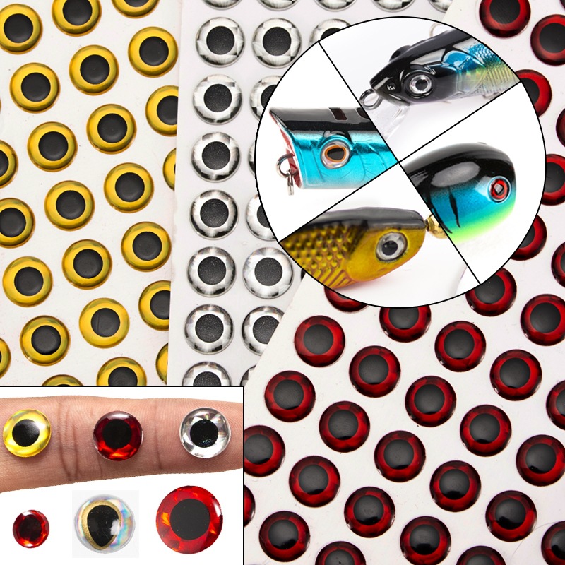 100-500PCS Fishing Lure Eyes H - 3D Printing Lure recension och pris