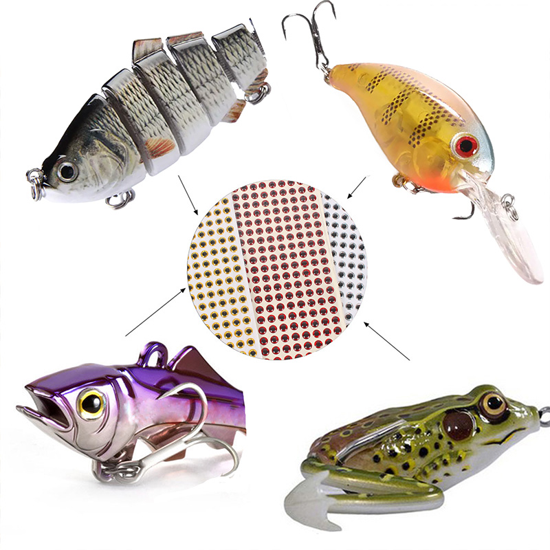100-500PCS Fishing Lure Eyes H - 3D Printing Lure recension och pris