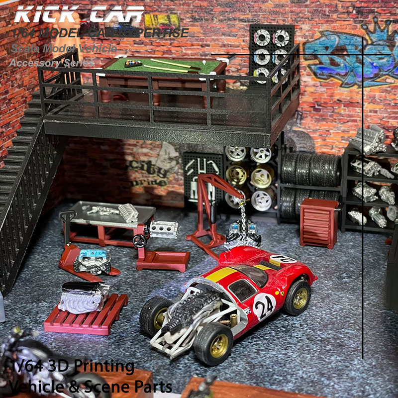 Dayu 1/64 Model Car Diorama Re - 3D Printing Diecast Cars recension och pris