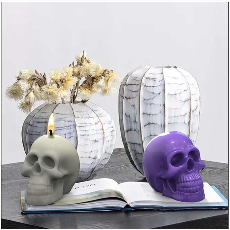 3D Skull Silicone Candle Molds - 3D Printing Concrete recension och pris